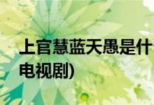 上官慧藍天愚是什么電視劇(上官慧藍天愚的電視劇)
