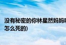 沒(méi)有秘密的你林星然媽媽哪一集死的(沒(méi)有秘密的你星然媽媽怎么死的)