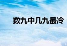 數九中幾九最冷（數九寒冬幾九最冷）