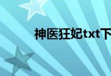 神醫(yī)狂妃txt下載的搜索數(shù)據(jù)展示