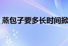 蒸包子要多長時(shí)間掀鍋（蒸包子要多長時(shí)間）