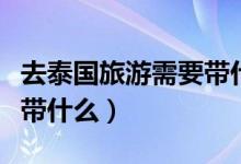 去泰國(guó)旅游需要帶什么藥品(去泰國(guó)旅游需要帶什么)