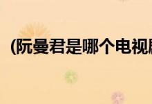(阮曼君是哪個(gè)電視劇 阮曼君是什么電視劇)