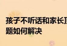 孩子不聽(tīng)話和家長(zhǎng)頂嘴沉迷網(wǎng)絡(luò)青春期叛逆問(wèn)題如何解決