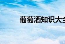 葡萄酒知識大全（葡萄酒的簡介）