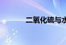 二氧化硫與水反應(yīng)及實驗現(xiàn)象