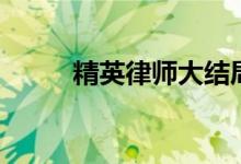 精英律師大結局（結局精彩內容）