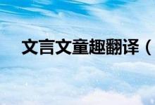 文言文童趣翻譯（文言文童趣完整翻譯）