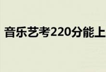 音樂藝考220分能上一本嗎（能上哪些學(xué)校）
