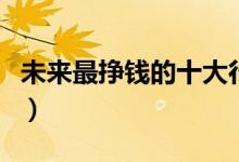 未來(lái)最掙錢(qián)的十大行業(yè)排行榜（什么職業(yè)吃香）