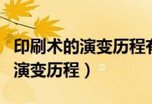 印刷術(shù)的演變歷程有趣的講解英語(yǔ)(印刷術(shù)的演變歷程)