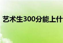 藝術(shù)生300分能上什么大學(xué)（考哪個(gè)學(xué)校好）