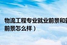 物流工程專業(yè)就業(yè)前景和就業(yè)方向（2022物流工程專業(yè)就業(yè)前景怎么樣）