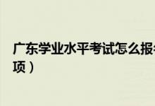 廣東學(xué)業(yè)水平考試怎么報名（廣東學(xué)業(yè)水平考試報名注意事項）