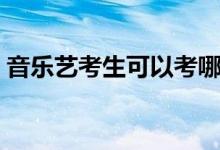 音樂(lè)藝考生可以考哪些大學(xué)（能上什么學(xué)校）
