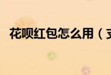 花唄紅包怎么用（支付寶花唄紅包怎么用）
