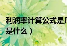 利潤(rùn)率計(jì)算公式是幾年級(jí)的（利潤(rùn)率計(jì)算公式是什么）