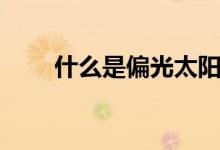什么是偏光太陽(yáng)鏡（它有什么特點(diǎn)）