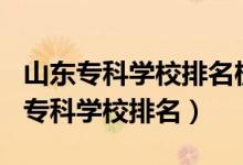 山東?？茖W(xué)校排名榜2020（2022年山東十大專科學(xué)校排名）