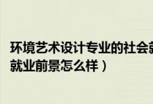 環(huán)境藝術(shù)設(shè)計專業(yè)的社會就業(yè)劣勢（2021環(huán)境藝術(shù)設(shè)計專業(yè)就業(yè)前景怎么樣）