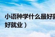 小語種學(xué)什么最好就業(yè)（關(guān)于小語種學(xué)什么最好就業(yè)）