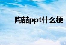 陶喆ppt什么梗（陶喆ppt的梗簡述）