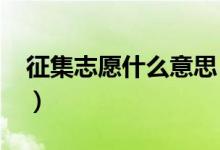 征集志愿什么意思（2022填報時的注意事項）
