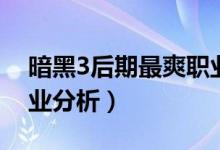 暗黑3后期最爽職業(yè)（暗黑破壞神3最吃香職業(yè)分析）
