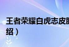 王者榮耀白虎志皮膚什么時(shí)候出（王者榮耀介紹）