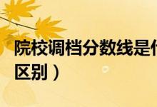 院校調(diào)檔分數(shù)線是什么意思（與錄取分數(shù)線的區(qū)別）