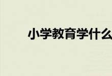 小學教育學什么（專業(yè)課程有哪些）