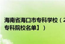海南省?？谑袑？茖W(xué)校（2022?？趯？茖W(xué)校有哪些【教育部?？圃盒Ｃ麊巍浚?class=