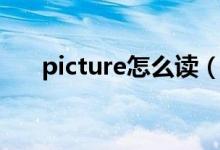 picture怎么讀（英語(yǔ)picture怎么讀）