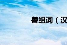 獸組詞(漢字獸怎么組詞)