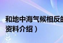 和地中海氣候相反的氣候是什么(地中海氣候資料介紹)
