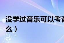 沒學(xué)過音樂可以考音樂學(xué)院嗎（報(bào)考條件是什么）