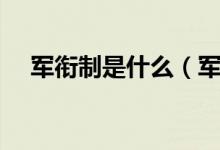 軍銜制是什么（軍銜等級是如何劃分的）