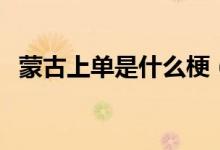 蒙古上單是什么梗（蒙古上單是什么意思）