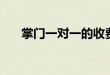 掌門一對一的收費標準（價格貴不貴）