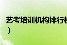 藝考培訓(xùn)機(jī)構(gòu)排行榜前十(哪些培訓(xùn)班比較好)
