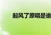 起風了原唱是誰（起風了歌曲介紹）