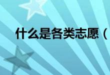 什么是各類志愿（高考志愿類型有哪些）