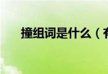 撞組詞是什么(有關撞的組詞是什么)