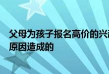 父母為孩子報(bào)名高價(jià)的興趣班孩子的學(xué)習(xí)效果卻并不好什么原因造成的