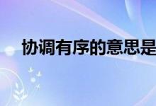 協(xié)調(diào)有序的意思是什么（協(xié)調(diào)有序解釋）