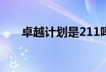 卓越計劃是211嗎（卓越計劃是什么）