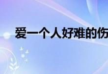愛一個(gè)人好難的傷感說說（傷感的說說）