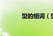 型的組詞（型的組詞及解釋）