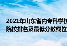 2021年山東省內(nèi)?？茖W(xué)校排名及分?jǐn)?shù)線（2022年山東專科院校排名及最低分?jǐn)?shù)線位次）