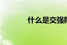 什么是交強(qiáng)險(xiǎn)（交強(qiáng)險(xiǎn)介紹）
